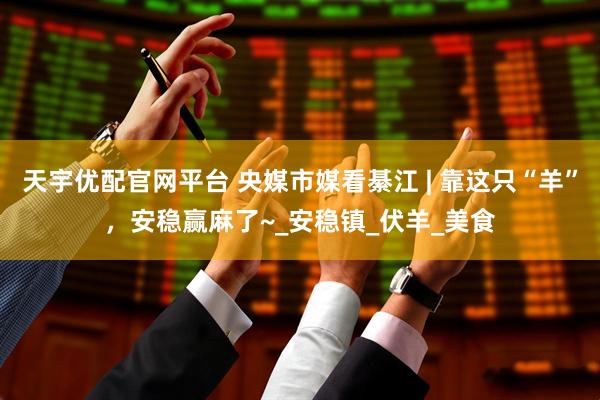 天宇优配官网平台 央媒市媒看綦江 | 靠这只“羊”，安稳赢麻了~_安稳镇_伏羊_美食